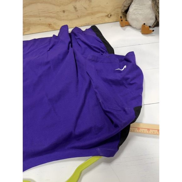 Nike Minnesota Vikings T-Shirt Short Sleeve Black/Purple Women XXL Two Tone - Picture 9 of 11